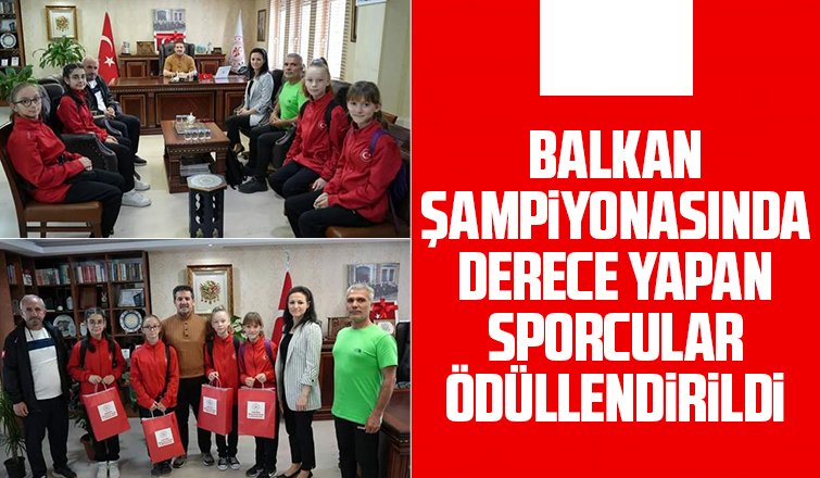 Gençlik Spor İl Müdürü, başarılı karatecileri ödüllendirdi