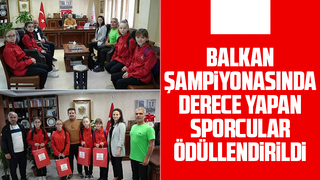 Gençlik Spor İl Müdürü, başarılı karatecileri ödüllendirdi