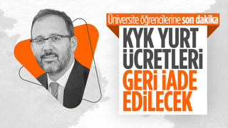 Gençlik ve Spor Bakanı Muharrem Kasapoğlu duyurdu: KYK yurt ücretleri iade edilecek
