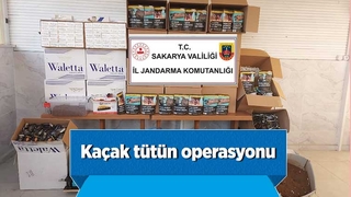 Geyve'de kaçakçılık operasyonu