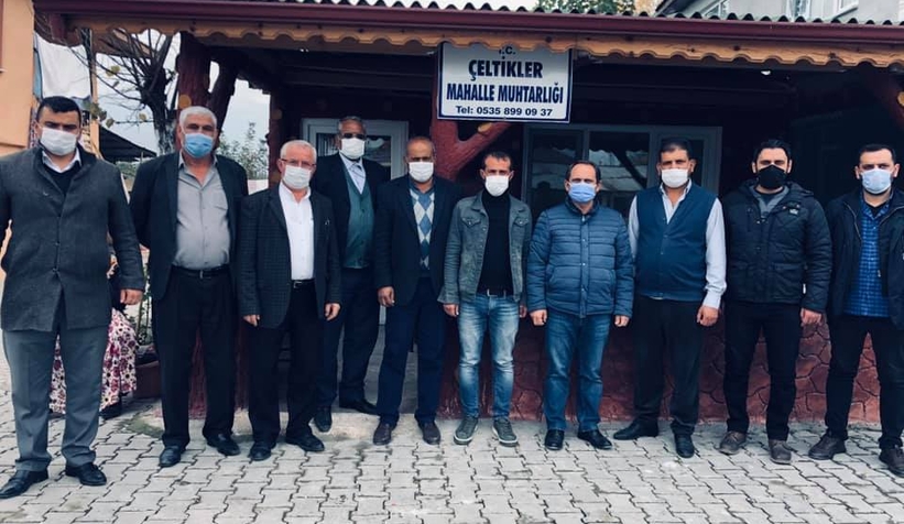 Geyve'de muhtarları ziyaret ettiler