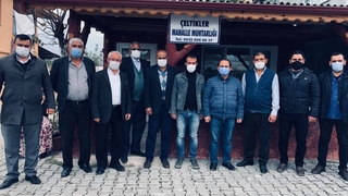 Geyve'de muhtarları ziyaret ettiler