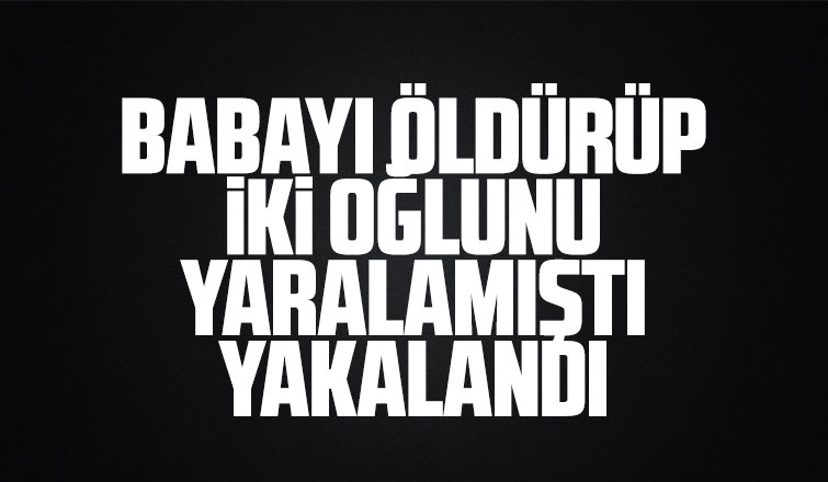 Geyve'deki cinayetin faili yakalandı