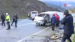 Geyve'deki feci kaza kamerada