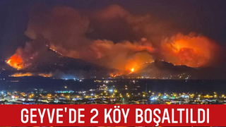 Geyve'deki orman yangınında 2 köy boşaltıldı