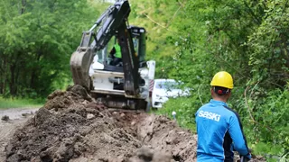 Geyve Kamışlı’ya 5 bin metrelik içme suyu hattı