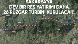Geyve'ye 26 adet rüzgar türbini daha kurulacak