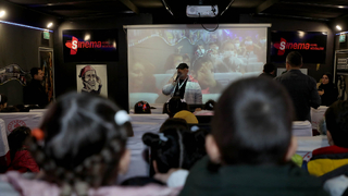 Gezen Sinema Tırı çocukları beyaz perdeyle buluşturuyor