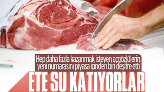 Gıda hilesinde bu da yapıldı: Ete su katıyorlar