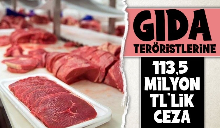 Gıdada hile yapan 8 bini aşkın işletmeye 113,5 milyon TL’lik ceza