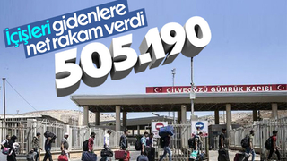Giden ve kalan Suriyeli sayısı açıklandı