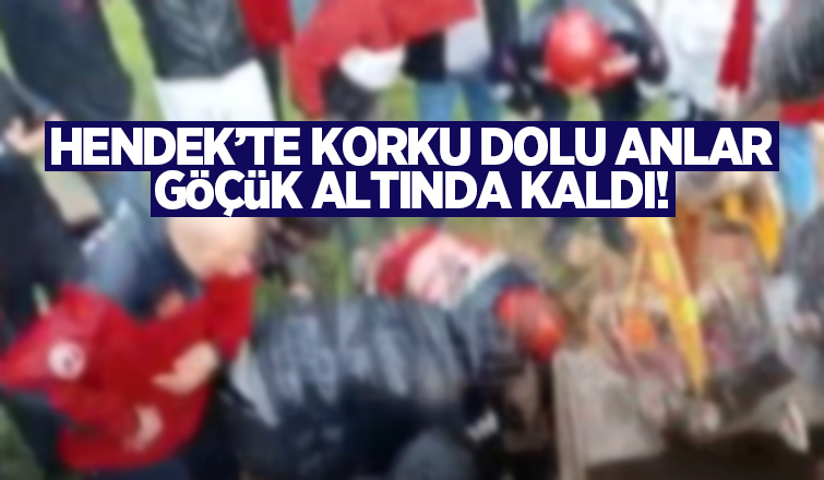 Göçük altında kaldı