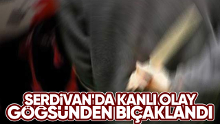 Göğsünden bıçaklanan genç ağır yaralandı
