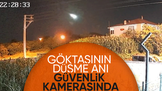 Göktaşı güvenlik kamerasında