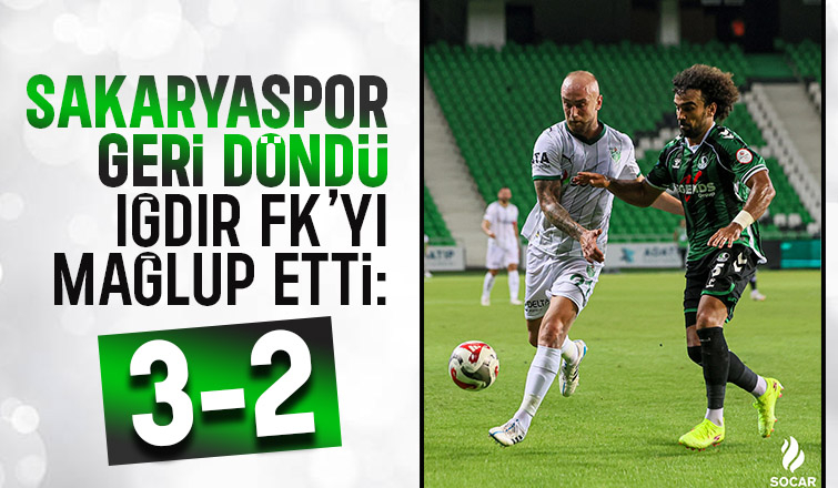 Gol düellosu Sakaryaspor'un: 3-2
