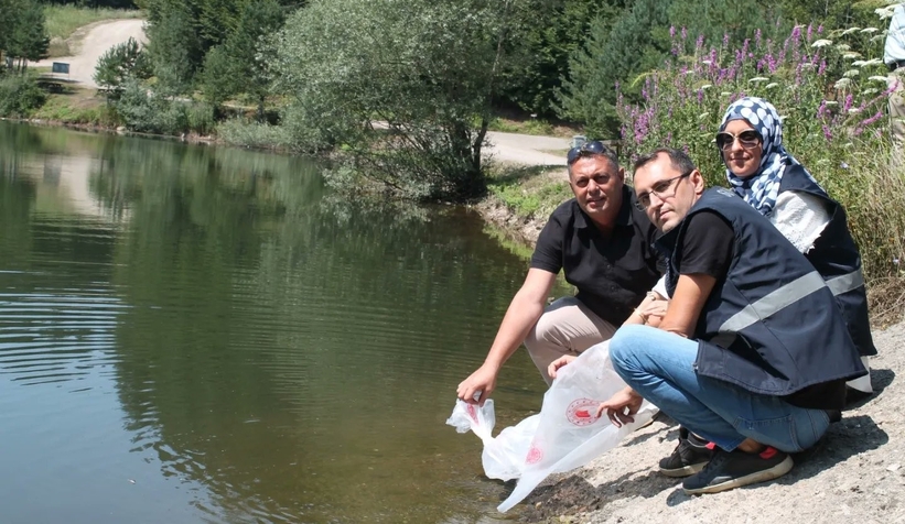 Göllere 35 bin yavru balık bırakıldı