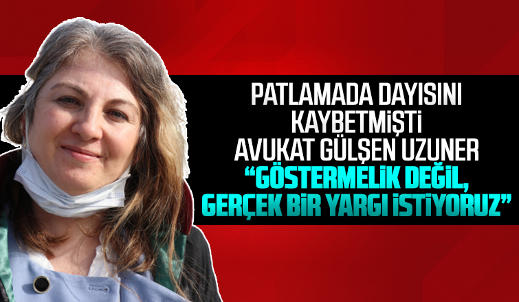 Göstermelik değil, gerçek bir yargı istiyoruz