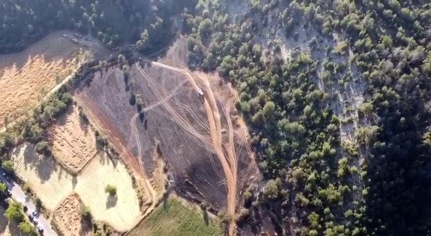 Göynük'te 5 hektarlık alan küle döndü