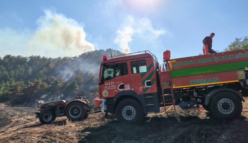 Göynük'te orman yangını kontrol altına alındı