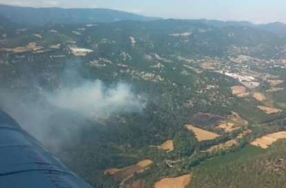 Göynük'te orman yangını