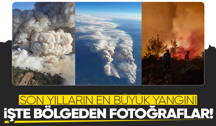 Göynük'teki orman yangınından fotoğraflar