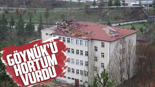 Göynük'ü hortum vurdu