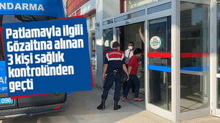 Gözaltına alınanlar sağlık kontrolünden geçti