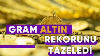 Gram altın fiyatı rekor tazeledi