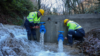 Güldibi’ne yeni su alma yapısı