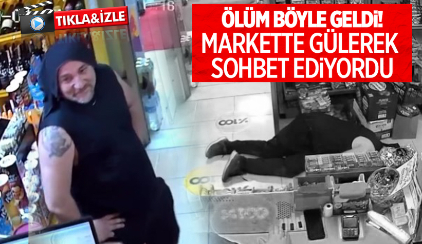 Gülerek sohbet ediyordu; Ölüm anı kamerada