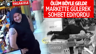 Gülerek sohbet ediyordu; Ölüm anı kamerada