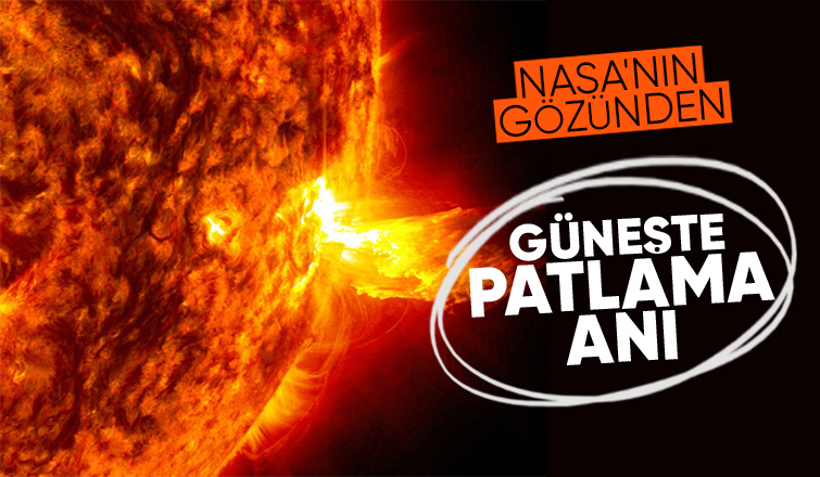 Güneş'te patlama: NASA fotoğraf yayınladı
