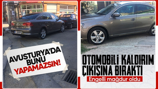 Gurbetçiden tepki çeken park; Engelli geçemedi