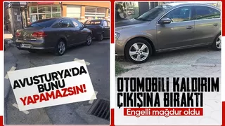 Gurbetçiden tepki çeken park; Engelli geçemedi