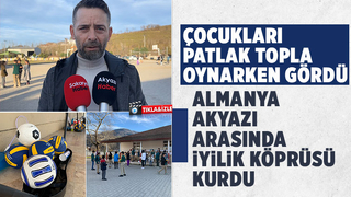 Gurbetçilerden Akyazılı çocuklara spor malzemesi yardımı