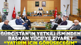 Gürcistan İstanbul Başkonsolosu Büyükşehiri ziyaret etti