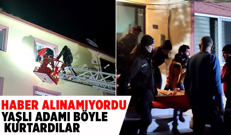 Haber alınamayan yaşlı vatandaş, evde bulundu