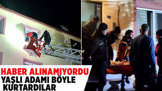 Haber alınamayan yaşlı vatandaş, evde bulundu