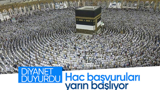 Hac ön kayıtları yarın başlıyor: 11 Ekim'de sona erecek