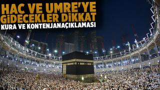 Hac ve umre için kura ve kontenjan açıklaması