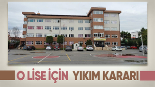 Hacı Zehra Akkoç Kız Anadolu Lisesi için yıkım kararı