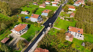 Hacıkışla'da yollar yenilendi