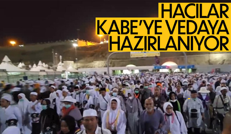 Hacılar için Kabe'ye veda vakti yaklaşıyor