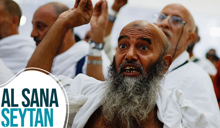 Hacılar şeytan taşladı