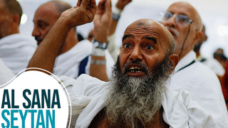 Hacılar şeytan taşladı