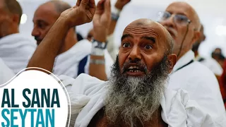 Hacılar şeytan taşladı