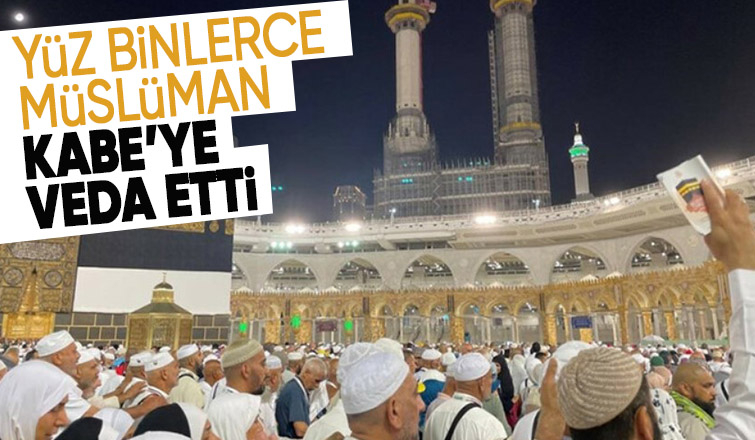 Hacıların veda tavafı