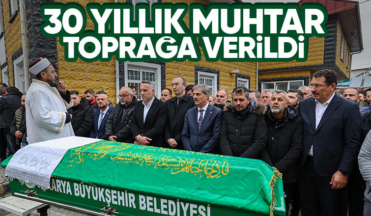 Hacıoğlu Muhtarı Hüsnü Karpuz toprağa verildi