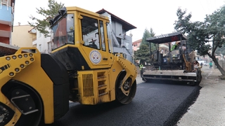 Hacıoğlu'nda 27 sokakta asfalt başladı
