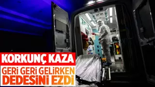 Hacıoğlu'nda feci kaza: Dedesini kaza ile ezdi